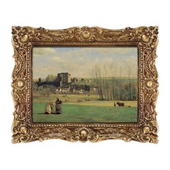 FOLKOR Vintage Canvas Wall Art for Living Room, French Countryside Picture Pr…