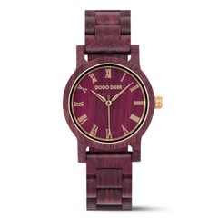 New Design Fashion Ladies Watches Natural Sandalwood Walnut Wood Watch for women
