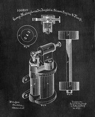 6 Railroad Train Patent Wall Art Prints -8×10 in- Locomotive Railway Gifts Decor