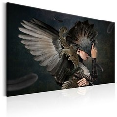 WARRIOR WOMAN Canvas Print Framed Wall Art Picture Photo Image h-A-0078-b-a