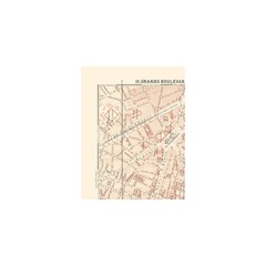 Historic Map – Paris France Les Halles – Baedeker 1911 – Vintage Wall Art