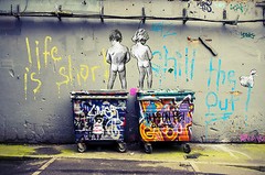 Life is Short – signed Art Original – Street print – chill duck out wall décor