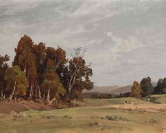 Victorian Countryside Fall Landscape Canvas Art Reproduction Painting