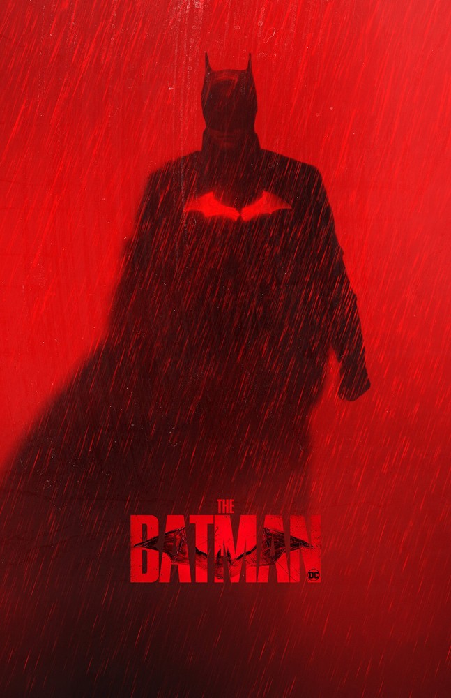 AA4527 The Batman Film By Matt Reeves 2022 Red Movie Poster 11×17