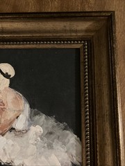 Marmont Hill Ballerina Painting w/Frame, VERY GOOD (656)
