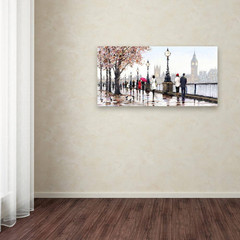 24 In. X 47 In. «Thames View» by the Macneil Studio Printed Canvas Wall Art