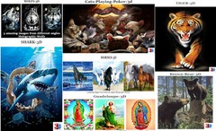 3D Lenticular Picture / Poster Artwork Unique Wall Decor Holographic Pics-2 PACK