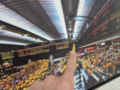 Vintage Chicago Trading Floor Panoramic Photo Framed Wall Art – Futures Trading