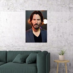 615966 Keanu Reeves Director Artist Actor Producer Wall Print Poster