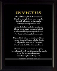 William Ernest Henley Out Of The Print Picture or Framed Wall Art