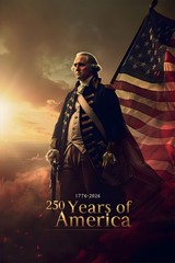 George Washington US Flag – 1776-2026 250 Years of America Wall – POSTER 20″x30″