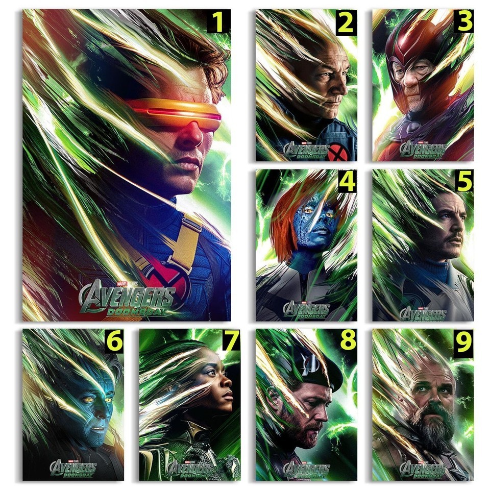 Avengers Doomsday Epic Marvel Superhero Movie Art Poster