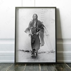 Chief Quanah Parker Of Kwahadi Comanche Native American Wall Art Poster Print