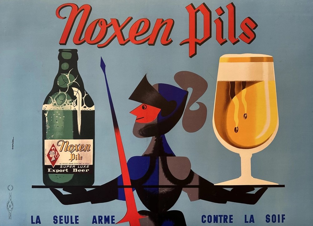 17877.Wall Decor Poster.Interior Art.Noxen Pils Beer Belgian Liquor Bar Alcohol