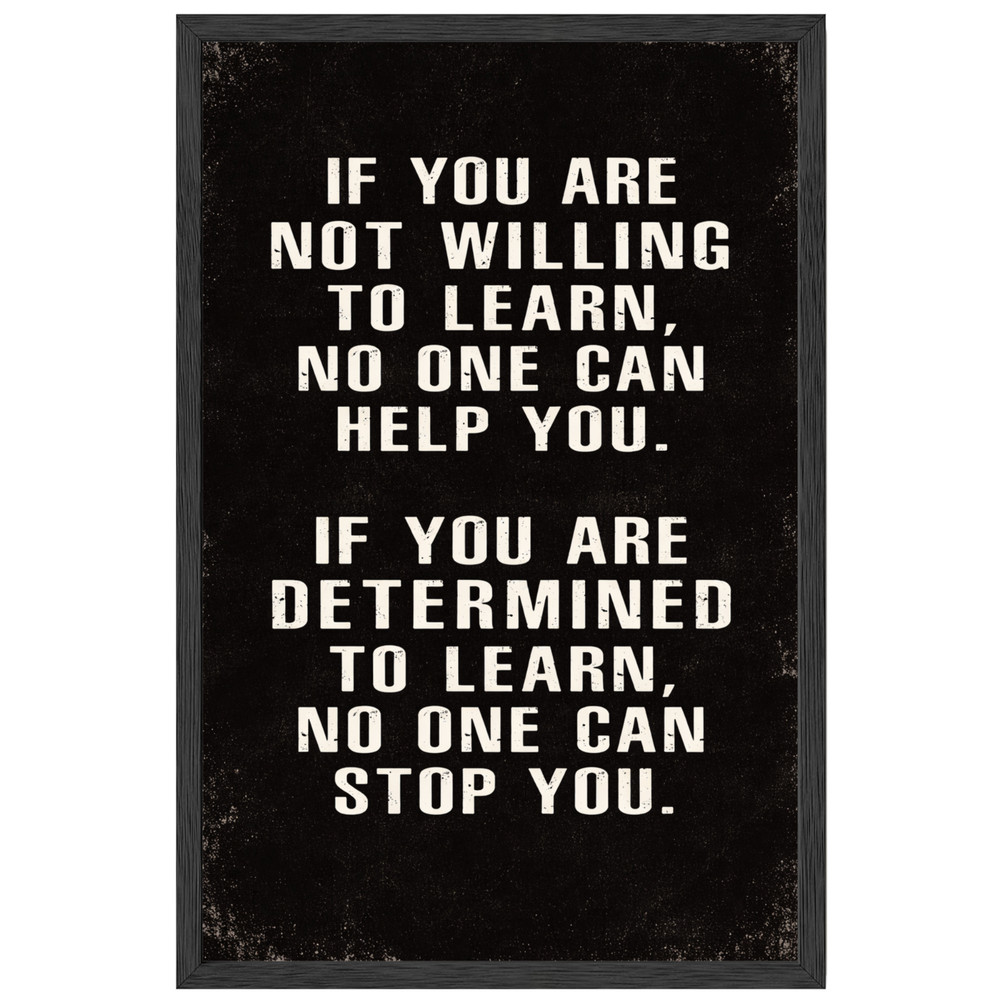 Motivational Quotes Wall Art 11×17 Gift for Entrepreneurs Framed Poster