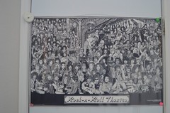 Rock n Roll Theater by Howard Teman Art Poster 36-by-24 Inches
