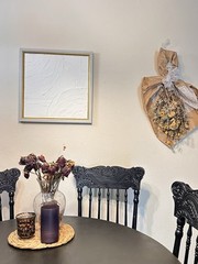 Textured Gold/White Framed Art 19.5in-19.5 Tranquil Impressions.