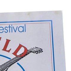 Walnut Valley Festival Bluegrass Music Winfield Kansas 1997 Poster Guitar Art