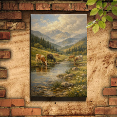 High Definition Framed Oil Painting Canvas Wall Art Print