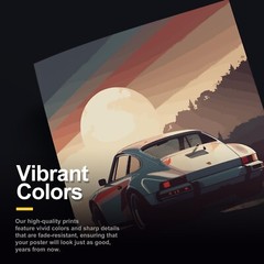 Porsche 911 11×14 Wall Art | Porsche 911 Car Print | Top-Quality | Fast Dispatch