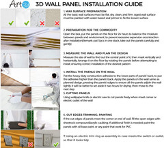 19.7″ x 19.7″ (Pack of 12) Wall Panel Wave, White