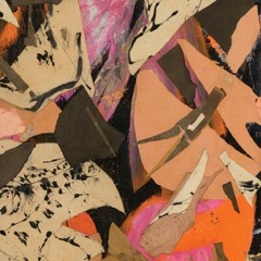 32W»x48H» BALD EAGLE 1955 by LEE KRASNER and JACKSON POLLOCK – CHOICES of CANVAS