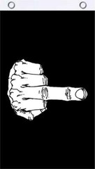 Middle Finger Fly Flag 3′ x 5′