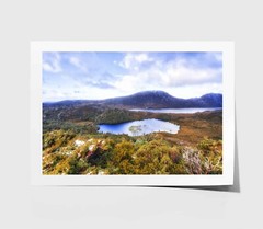 Forest Print, Wall Art, Morning Scene Framed Lilla & Dove lake Wall Art, Autumn