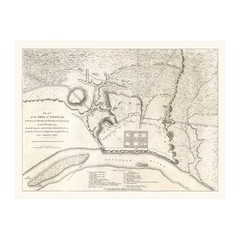 Old Map of Savannah, GA 1794 – Vintage Savannah Georgia Art