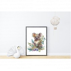 Wall Art Print A4 | Koala 6 – NO FRAME not INCLUDED PRINT ONLY