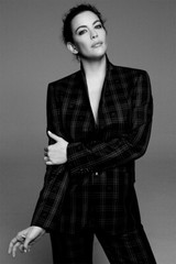 Liv Tyler Sexy Female Model Black And White Photo Wall Home Decor – POSTER 20×30