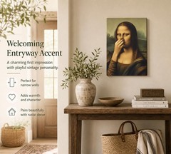 Classical Humor Toilet Art Mona Lisa Poster Print