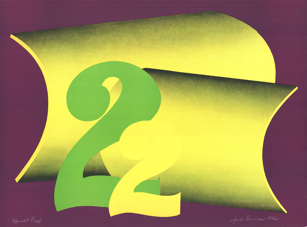 FAITH BRUSCA Take 22 SIGNED 22.25″ x 30″ Serigraph 1972 Contemporary
