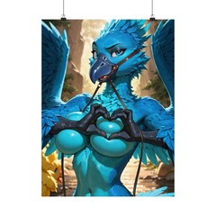 Dark Artifacts Blue Chocobo Love Posters