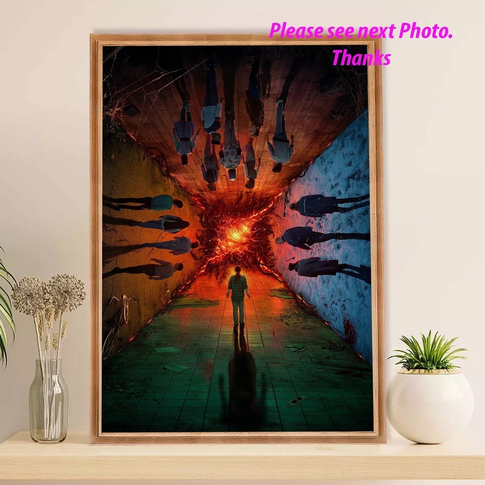 All Stranger Things Season 4Movie Poster, All Characters TV Show Wall