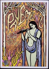 Pavement Concert Poster 1997 F-290 Fillmore Art Print 24×36 Unframed