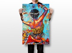 African American Art Print First Dance Wall Art Home Decor – POSTER 20×30