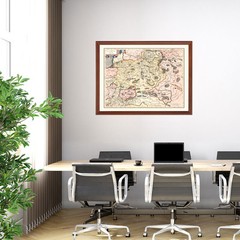 Old Map of Lithuania 1623 – Vintage Lithuania Art Wall Decor