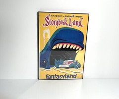 Storybook Land Canals Attraction Poster FRAMED 12″x18″ ~ Disneyland
