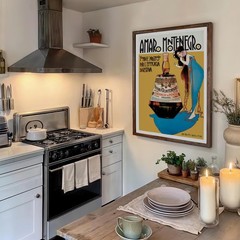 Amaro Montenegro Poster – Retro Cocktail Bar Food & Drink Wall Art