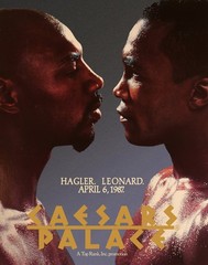 Marvin Hagler vs. Sugar Ray Leonard Official Event Poster