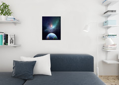 Exoplanet In Outer Space Fantasy Galaxy Picture Solar System Science Kids Map Cl