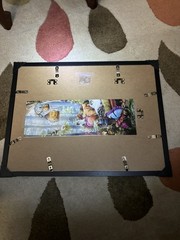 New! Colorful BOHO Botanical Picture/Puzzle w/Black Frame/21.25”x16.25”/Awesome!