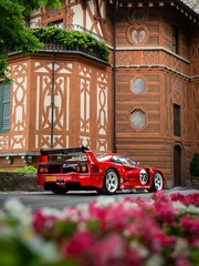 Frameless Ferrari F40 LM Poster 20x28in Art Print – Supercar Wall Art