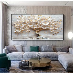 Abstract Flower Tree Canvas Wall Art Canvas Painting Posters Print Wall Picture