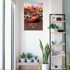 Cars – Pixar Movie Poster (Regular – Lightning McQueen & Friends) (24″ x 36″)