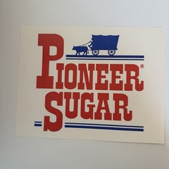 VTG Pioneer Sugar 8.5×11” Cardstock Poster Farmhouse Decor Country Old Values