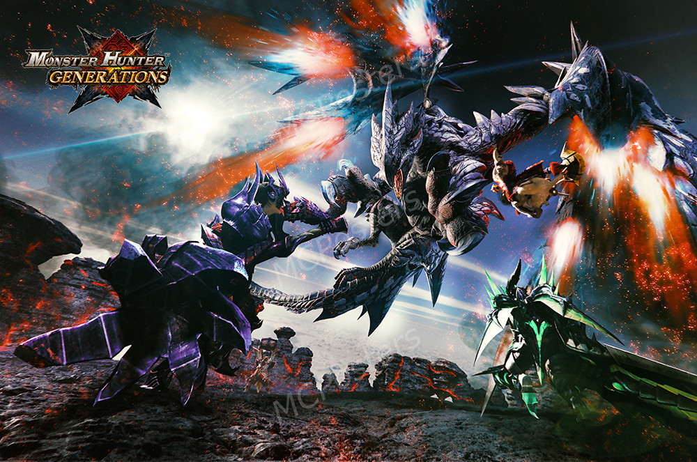 Monster Hunter Generation PS4 PS3 Vita Premium POSTER MADE IN USA – NVG267