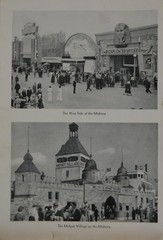 Antique Art Print Chicago Worlds Fair The Midway 1933 American History