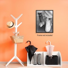 Black and White Downtown Girl Posters Trendy Feminist Canvas Wall Art Girly S…